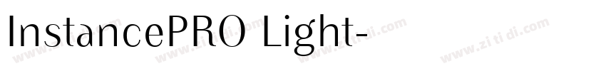 InstancePRO Light字体转换 InstancePRO Light字体转换